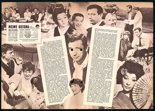 Filmprogramm IFB Nr. 6052, Meine Geisha, Shirley McLaine, Yves Montand, Regie: Jack Cardiff