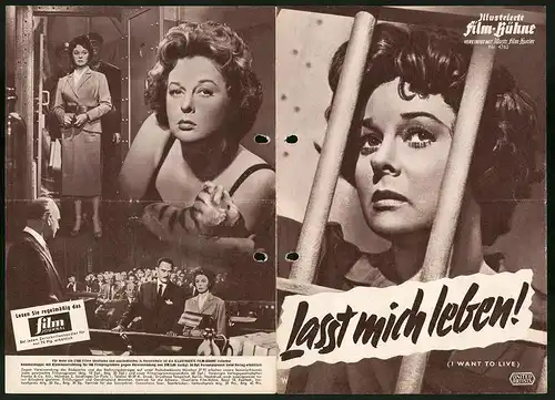 Filmprogramm IFB Nr. 4762, Lasst mich leben!, Susan Hayward, Simon Oakland, Regie: Robert Wise