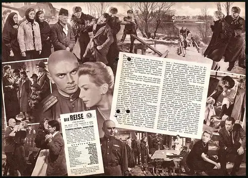 Filmprogramm IFB Nr. 4744, Die Reise, Deborah Kerr, Yul Brynner, Regie: Anatole Litvak