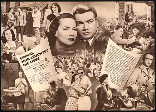 Filmprogramm IFB Nr. 1490, Einmal nur leuchtet die Liebe, Alida Valli, Jean Marais, Regie: Yves Allegret