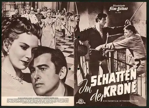 Filmprogramm IFB Nr. 2134, Im Schatten der Krone, Stewart Granger, Deborah Kerr, Regie: Richard Thorpe