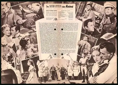 Filmprogramm IFB Nr. 2134, Im Schatten der Krone, Stewart Granger, Deborah Kerr, Regie: Richard Thorpe