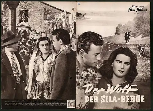 Filmprogramm IFB Nr. 1064, Der Wolf der Sila-Berge, Amedeo Nazzari, Silvana Mangano, Regie: Duilio Coletti