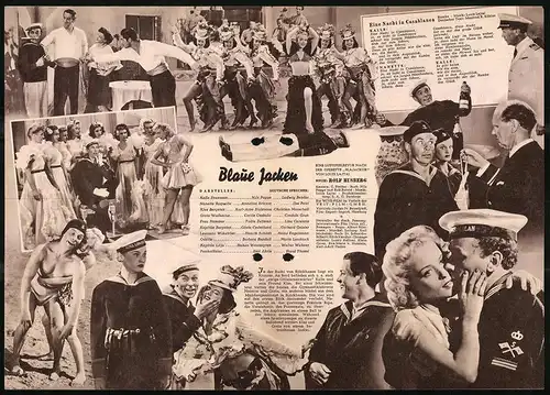 Filmprogramm IFB Nr. 1270, Blaue Jacken, Nils Poppe, Annalisa Ericson, Regie: Rolf Husberg