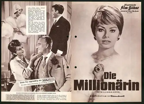 Filmprogramm IFB Nr. 5582, Die Millionärin, Sophia Loren, Peter Sellers, Regie: Anthony Asquith