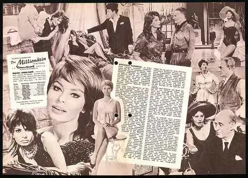 Filmprogramm IFB Nr. 5582, Die Millionärin, Sophia Loren, Peter Sellers, Regie: Anthony Asquith