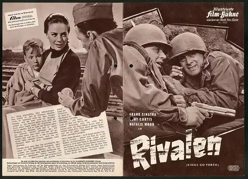 Filmprogramm IFB Nr. 4556, Rivalen, Frank Sinatra, Tony Curtis, Natalie Wood, Regie: Delmer Daves