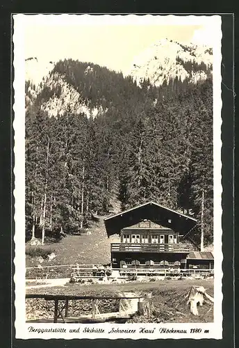 AK Blöckenau, Berggasthof und Skihütte Schweizer Haus