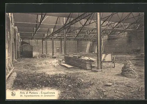 AK Erquelinnes, Arts et Métiers, Agrandissements en construction