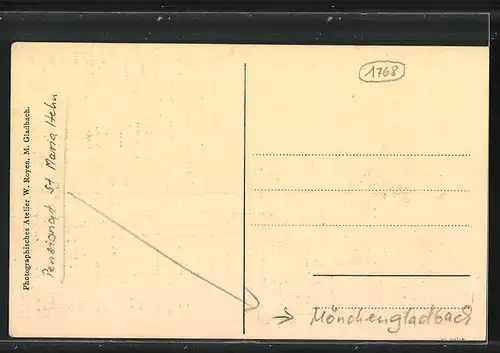 AK Mönchengladbach, Pensionat St. Maria Hehn, Studienküche