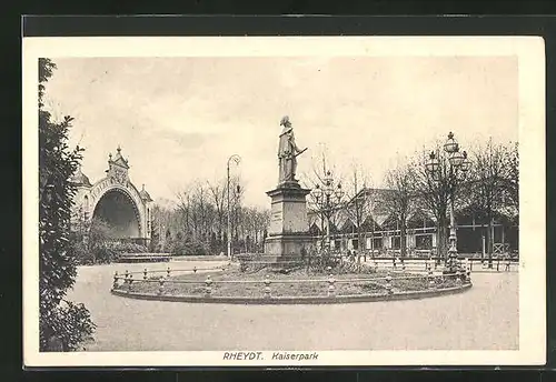 AK Rheydt, Kaiserpark, Denkmal Kaiser Wilhelm I.