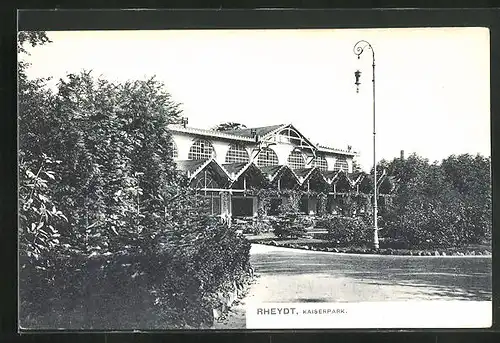 AK Rheydt, Kaiserpark, am Restaurant