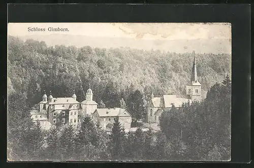AK Marienheide-Gimborn, Schloss im Waldidyll