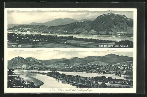 AK Rhöndorf, Der Rhein und das Siebengebirge