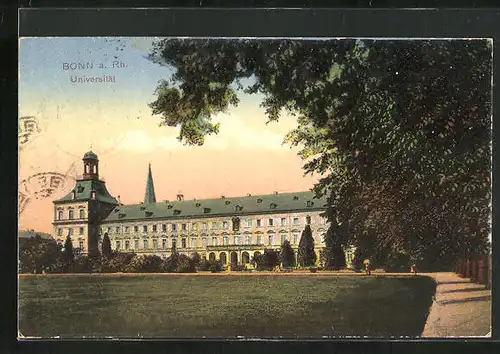 AK Bonn, Die Universität vom Park