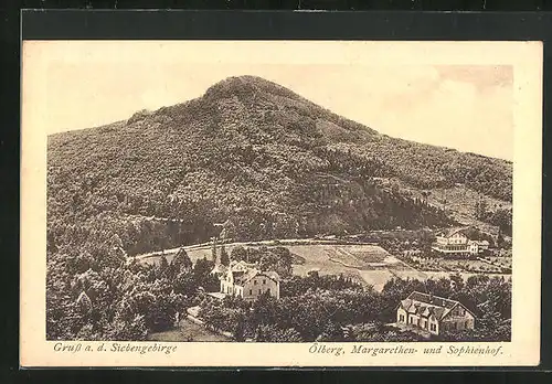 AK Königswinter, Ölberg, Margarethen- und Sophienhof
