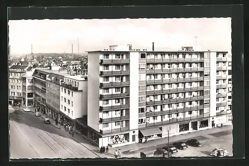 AK Mönchengladbach, Hindenburgstrasse mit Sonnenhaus