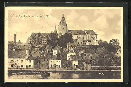 AK Mönchengladbach, Kirche im Jahre 1890