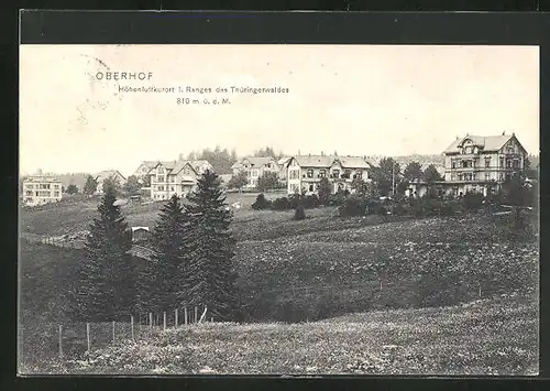 AK Oberhof /Thüringerwald, Ortspartie