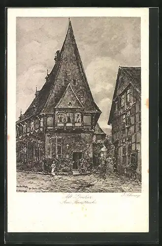 Künstler-AK Goslar, Am Brusttuch