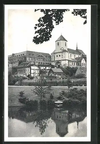 AK Mönchengladbach, Münster mit Geroweiher