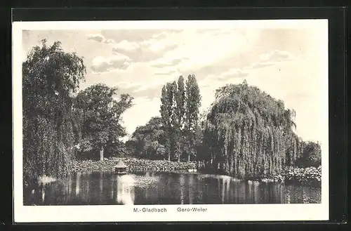 AK Mönchengladbach, Partie am Gero-Weiher