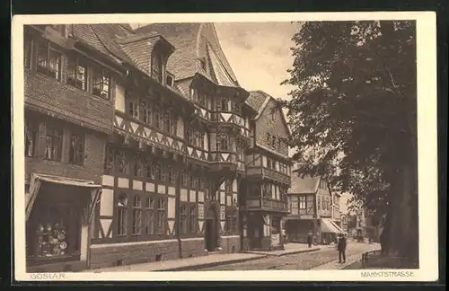 AK Goslar /Harz, Marktstrasse