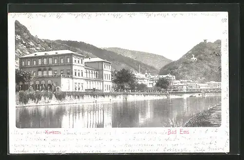 AK Bad Ems, Kurhaus an der Lahn