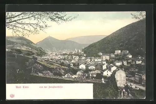 AK Bad Ems, Blick von der Jungfernhöhe