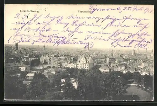 AK Braunschweig, Totalansicht