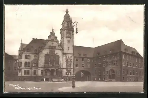 AK Rheydt, Rathaus und Sparkasse