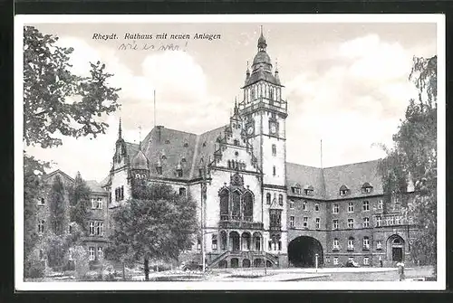 AK Rheydt, Rathaus mit neuen Anlagen