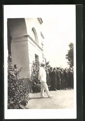 Foto-AK Präsident Masaryk (TGM) von Slowenien