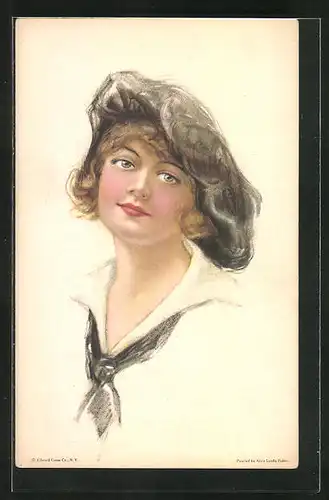 Künstler-AK Alice Luella Fidler: American Girl No. 67