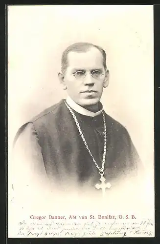 AK Gregor Danner, Abt von St. Bonifaz O.S.B