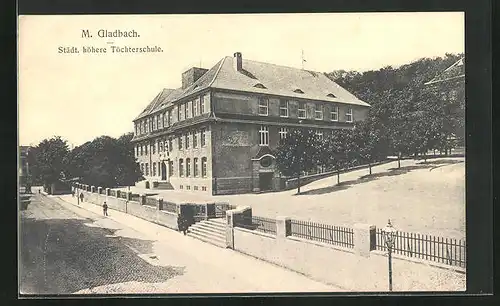 AK M.-Gladbach, Städt. höhere Töchterschule