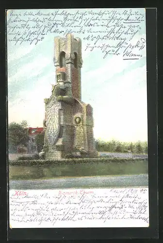 AK Köln-Marienburg, Bismarck-Turm