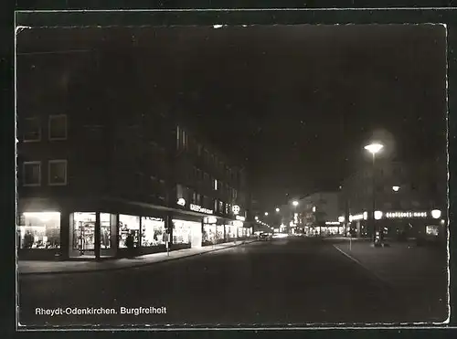 AK Rheydt-Odenkirchen, Burgfreiheit bei Nacht