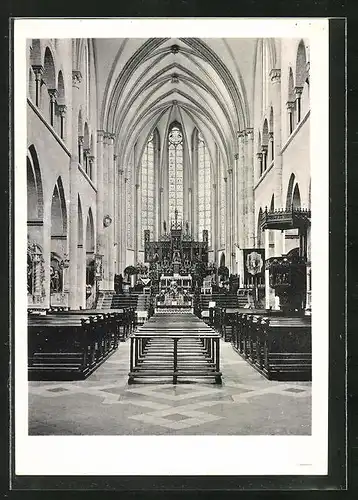 AK Mönchengladbach, Inneres Schiff des Münsters