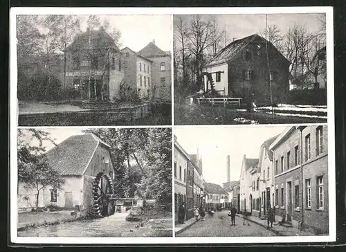 AK Odenkirchen, Burg, Roosens-Mühle, Bellermühle, Mühlenstrasse