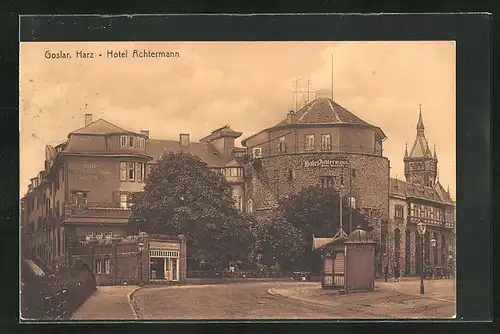 AK Goslar /Harz, Hotel Achtermann