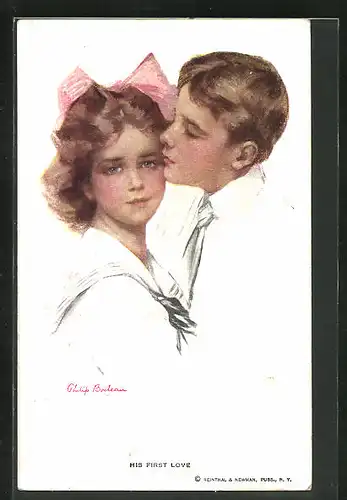 Künstler-AK Philip Boileau: His first Love