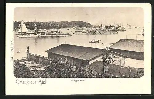 AK Kiel, Blick auf den Kriegshafen