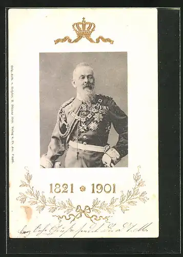AK Prinzregent Luitpold in Luitpold, 1821-1901