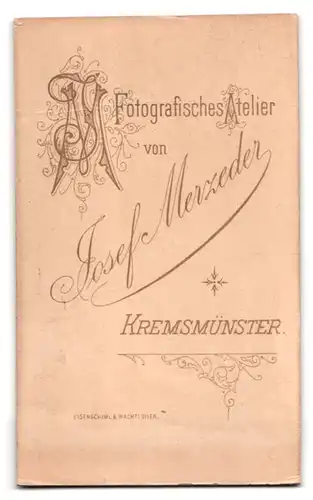 Fotografie Josef Merzeder, Kremsmünster, Portrait Herr mit Zwicker und Vollbart