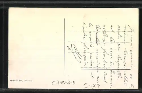 AK Crassier, Berceau de Mme Necker, mère de Mme de Stael