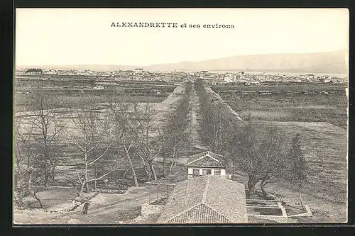 AK Alexandrette, Totalansicht der Stadt
