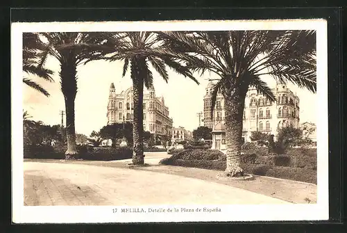 AK Melilla, Dentalle de la Plaza de Espana