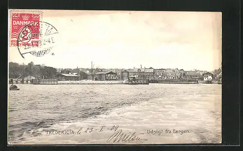 AK Fredericia, Udsigt fra Faergen