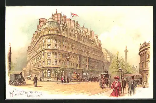 Lithographie London, Hotel Metropole